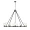 Z-Lite Titus 15 Light Chandelier, 62.5in. W x 31in. H, Matte Black 826-15MB - alternate 1